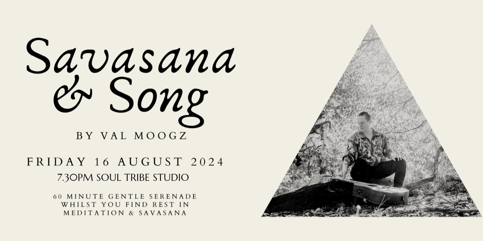 Banner image for Savasana & Song by Val Moogz