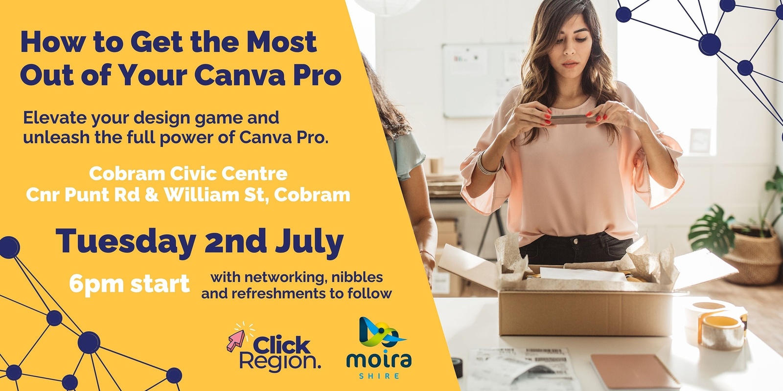 Banner image for How to get the most out of your Canva Pro - Click Region