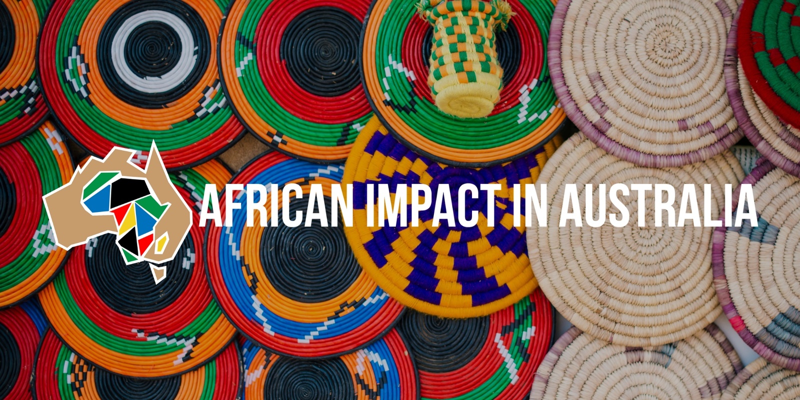 Banner image for African Impact in Australia Webinar Series. "Africans in Australia: A Population Overview"