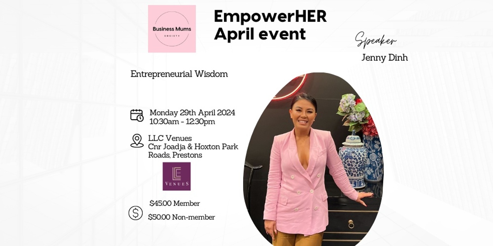 Banner image for EmpowerHER Event April
