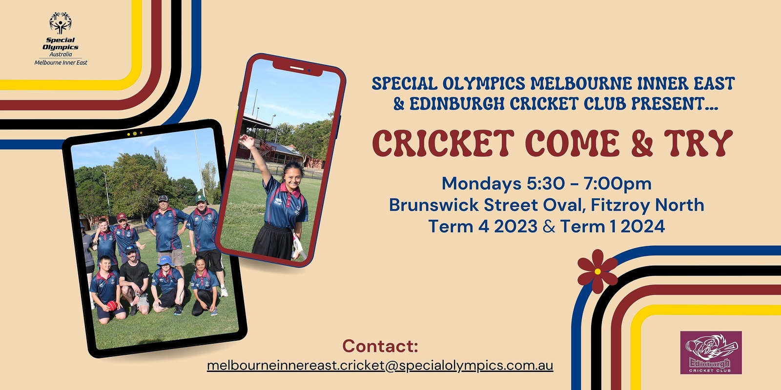 Banner image for Special Olympics MIE 23/24 Cricket Season Come & Try