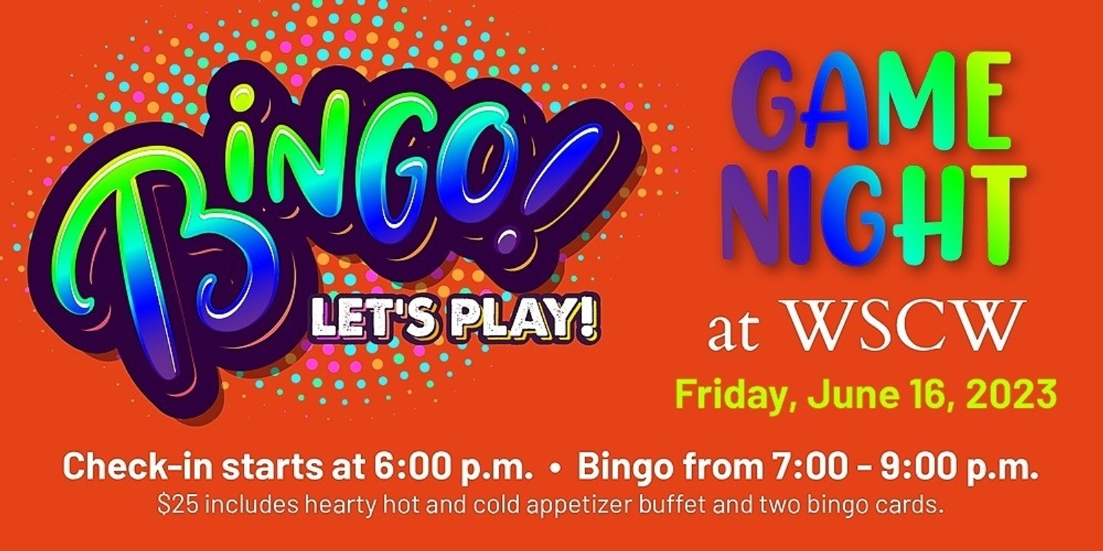 Game Night - Let's Play Bingo!