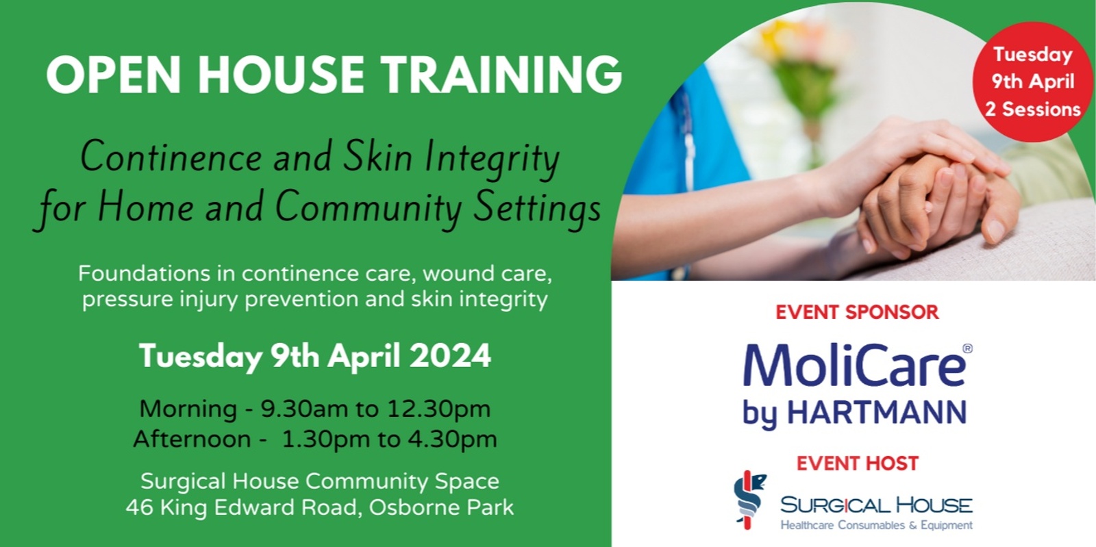 Banner image for Open House Training - Continence & Skin Integrity