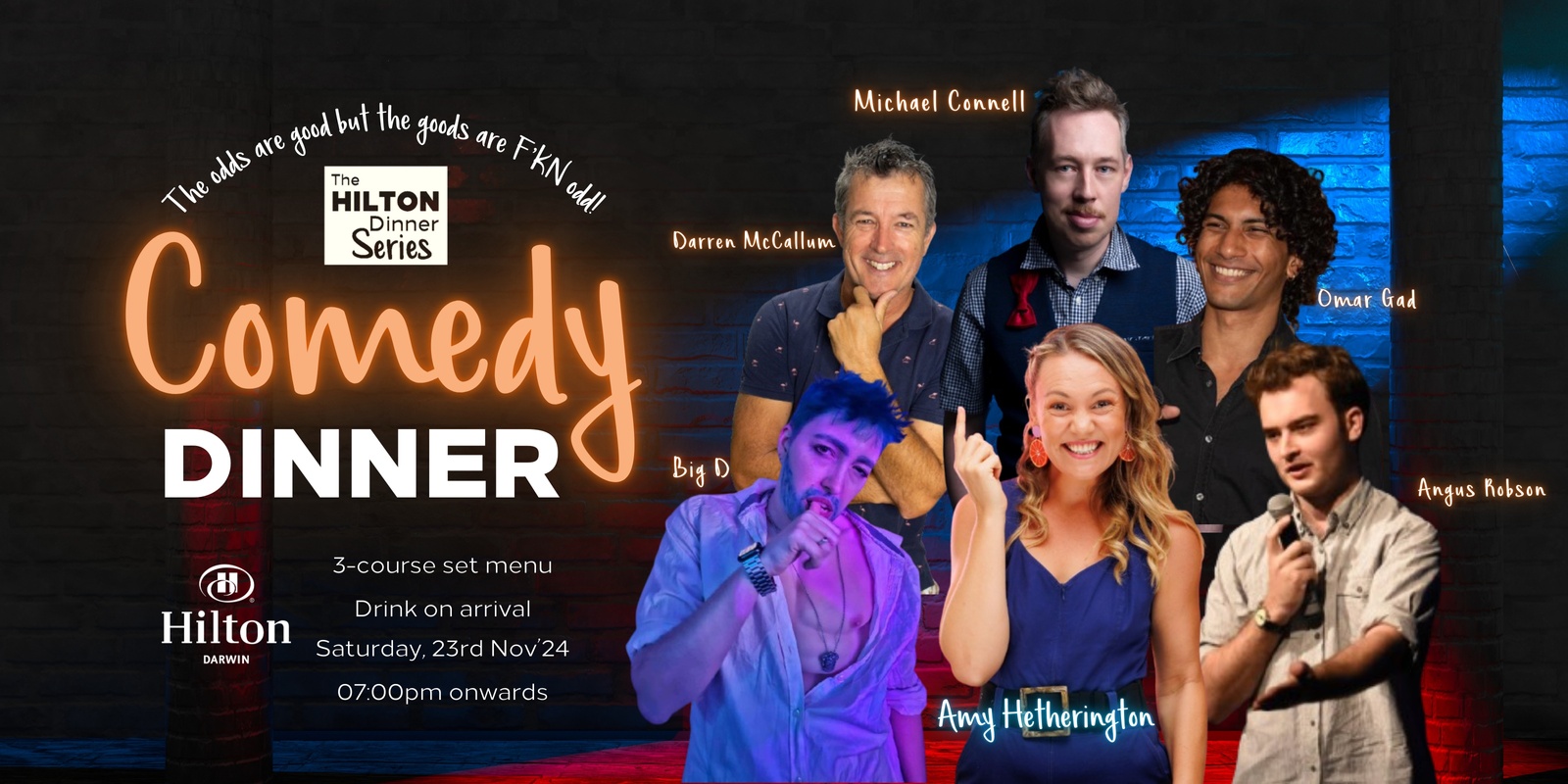 Banner image for Feast of Funnies: A Night of Comedy and Cuisine with Amy Hertherington