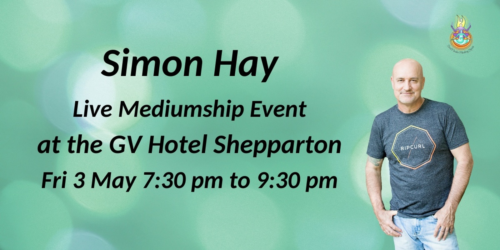 Banner image for Aussie Medium, Simon Hay at the GV Hotel Shepparton