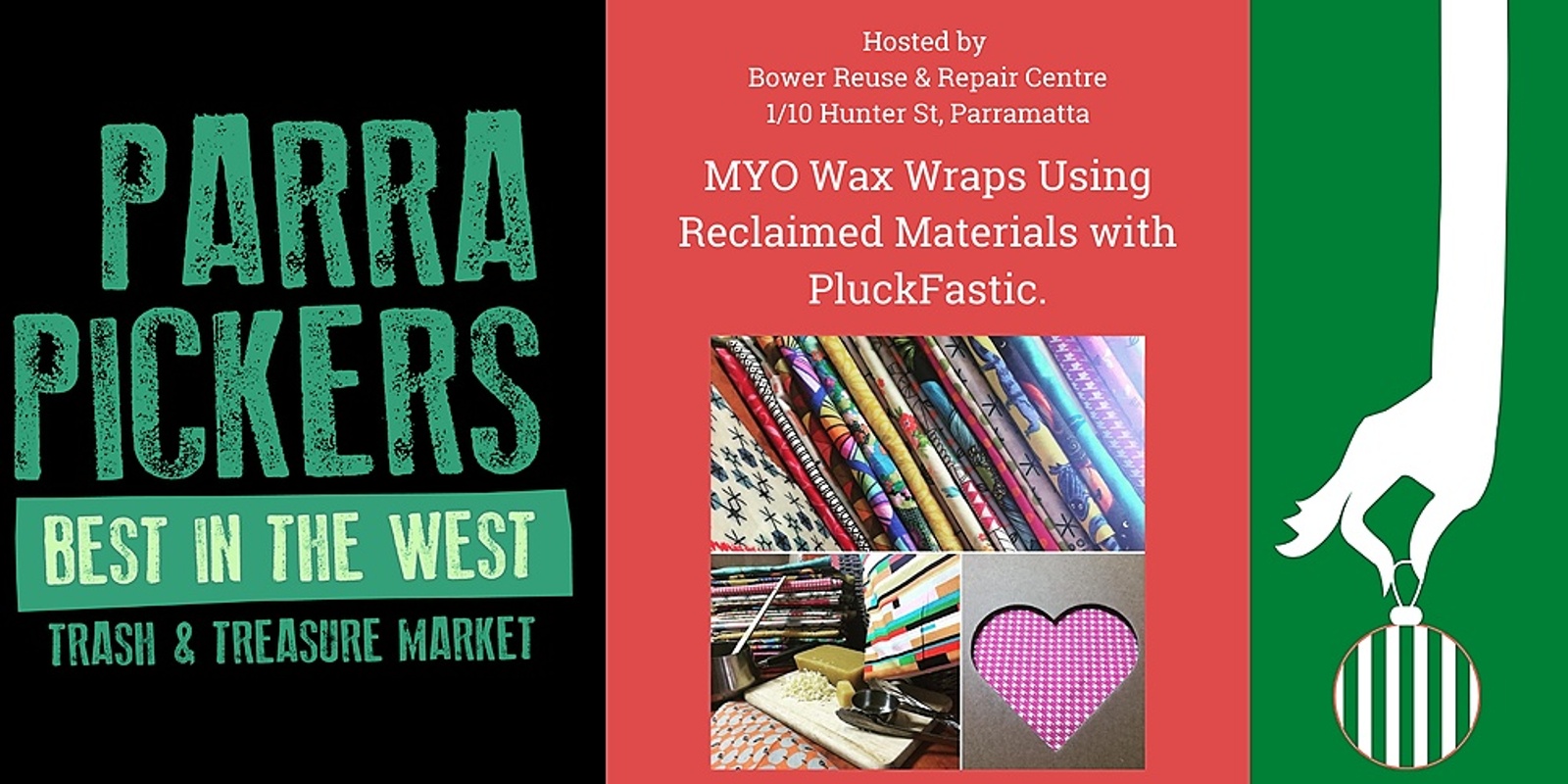 Parra Pickers - Make Your Own Workshop - Wax Wraps with PluckFastic