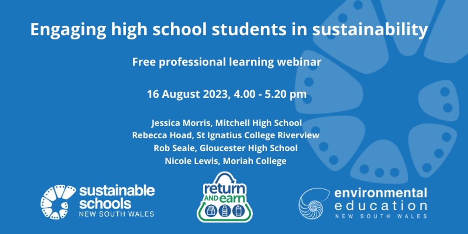 Banner image for Engaging high school students in sustainability