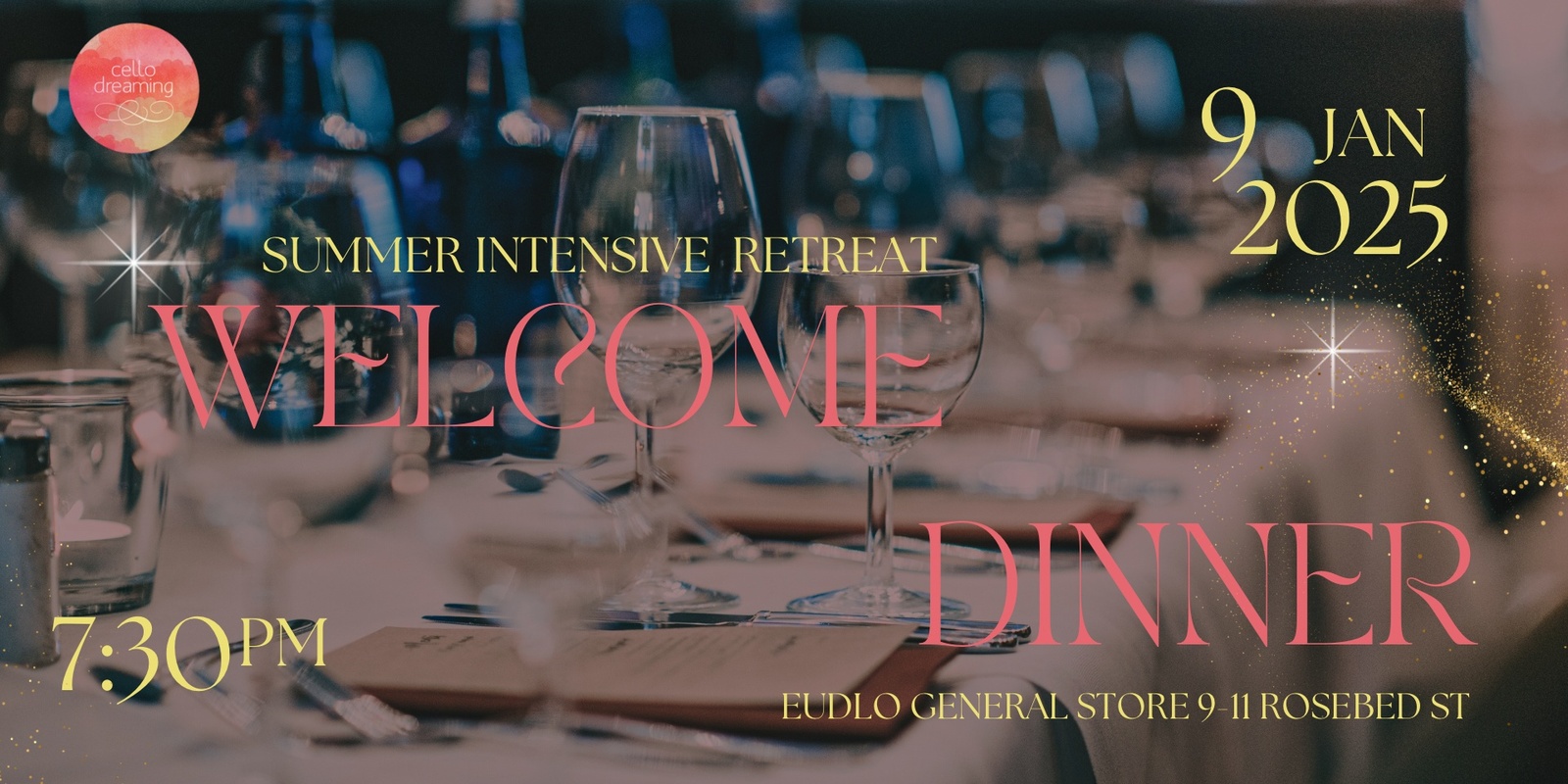 Banner image for Summer Intensive Retreat Welcome Dinner 