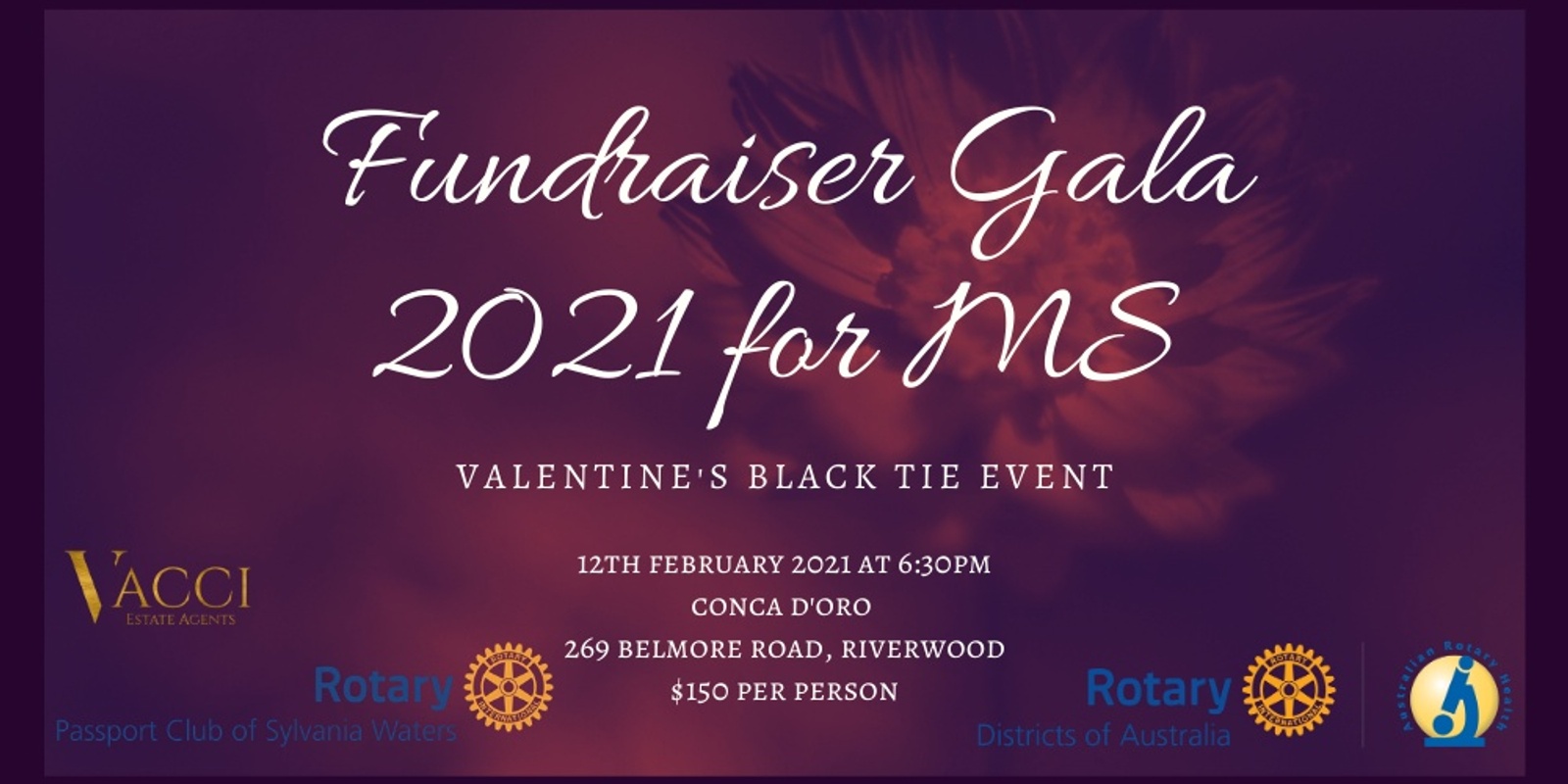 Banner image for Fundraiser Gala 2021 for MS