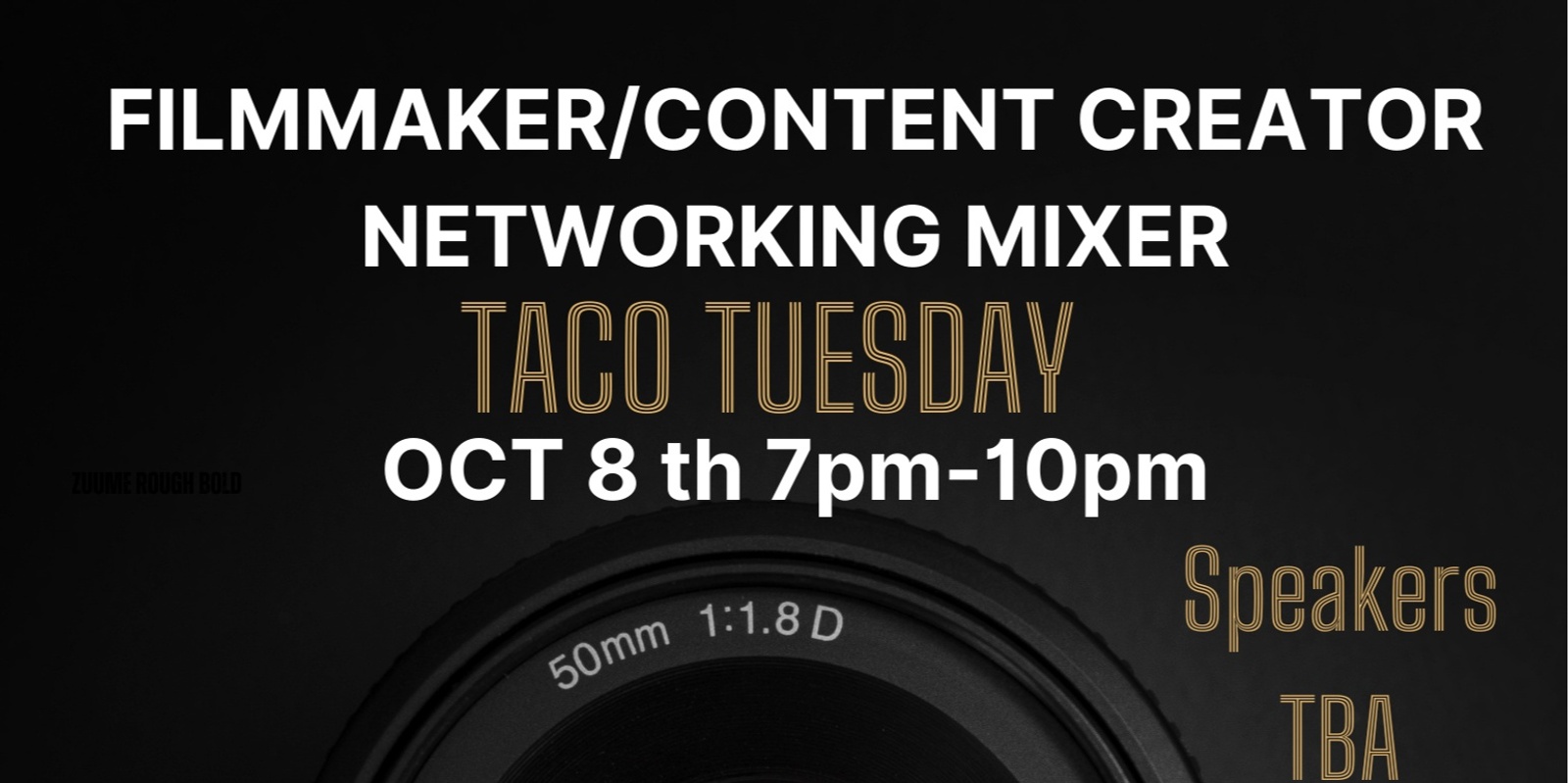 Banner image for Filmmaker/Content Creator Networking Mixer