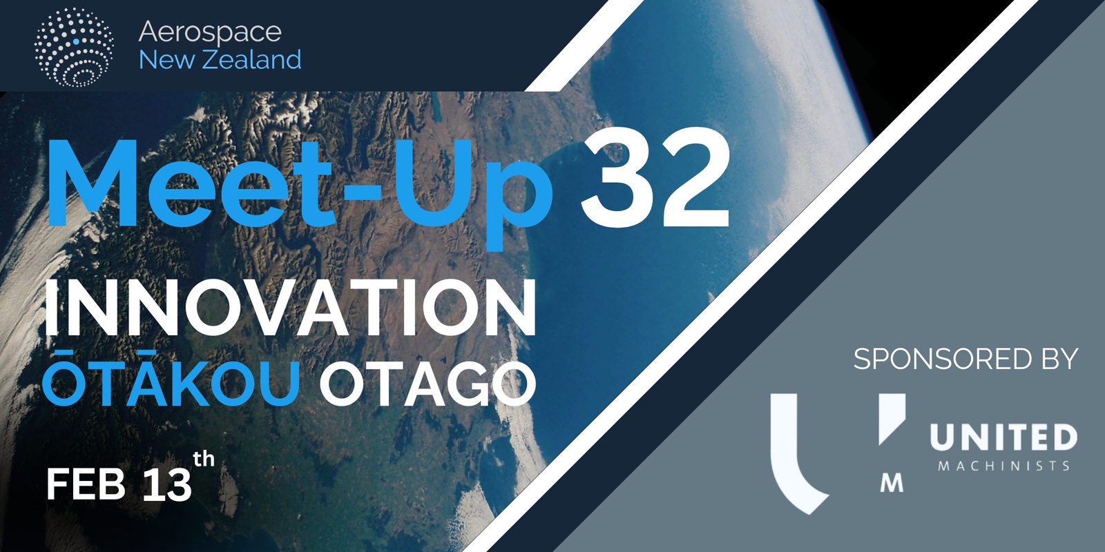 Banner image for Aerospace New Zealand Meet-Up #32 - Innovation Ōtākou Otago 