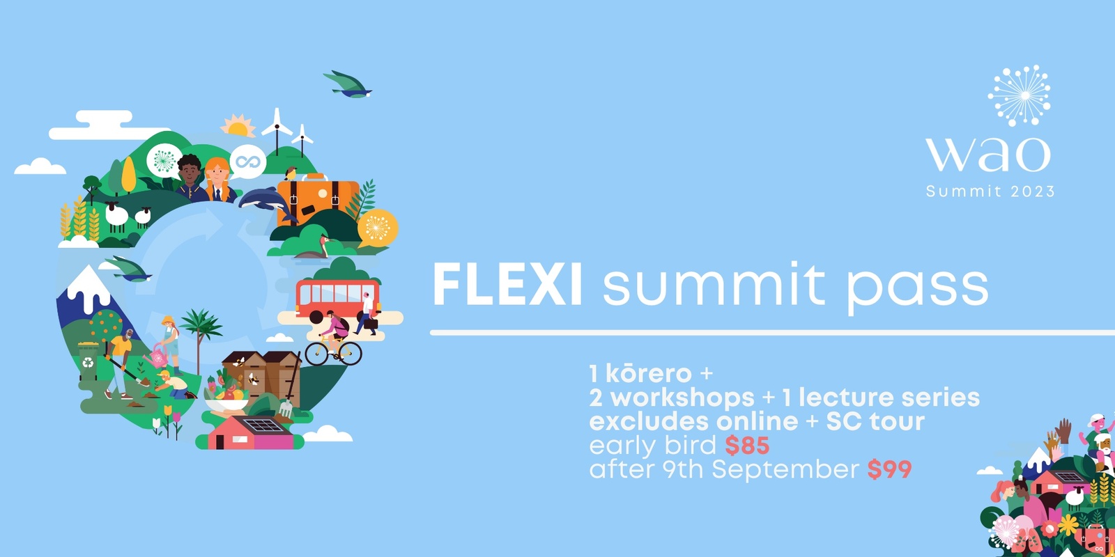 Banner image for Wao Summit 2023 Flexi-Pass