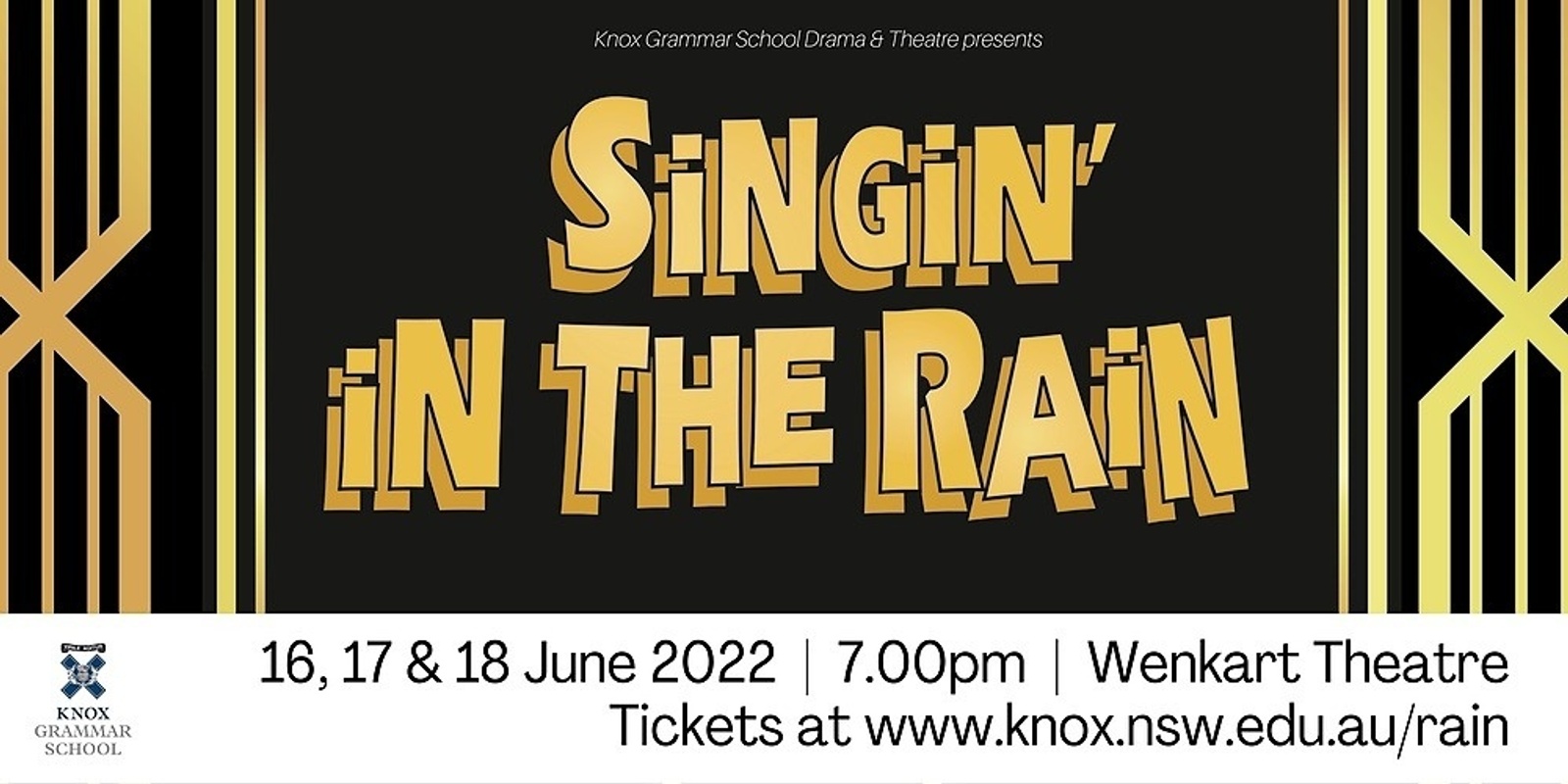Banner image for Knox Grammar School - Singin' in the Rain - 2022 Musical Production