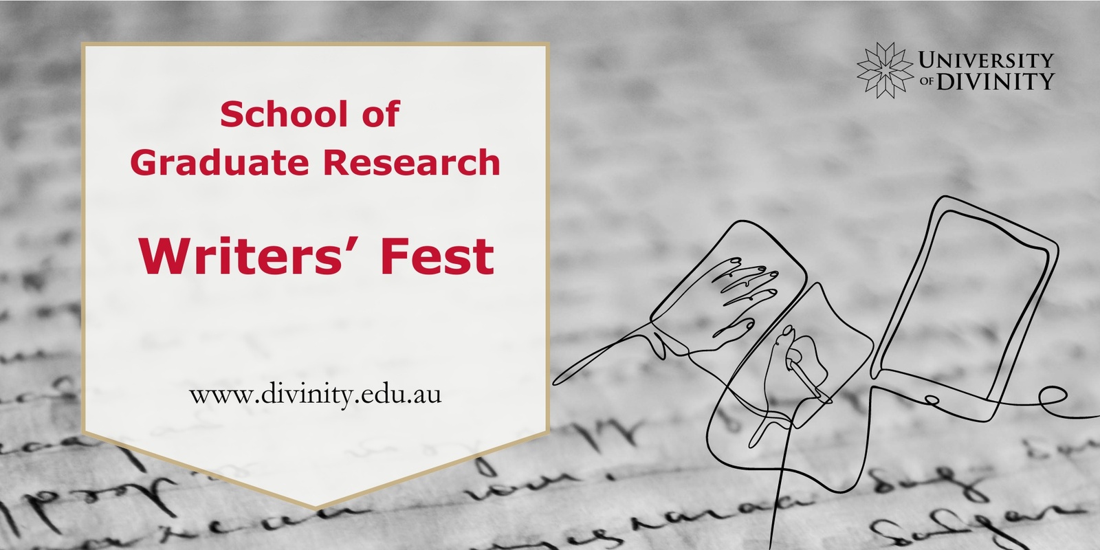 Banner image for School of Graduate Research Writers’ Fest