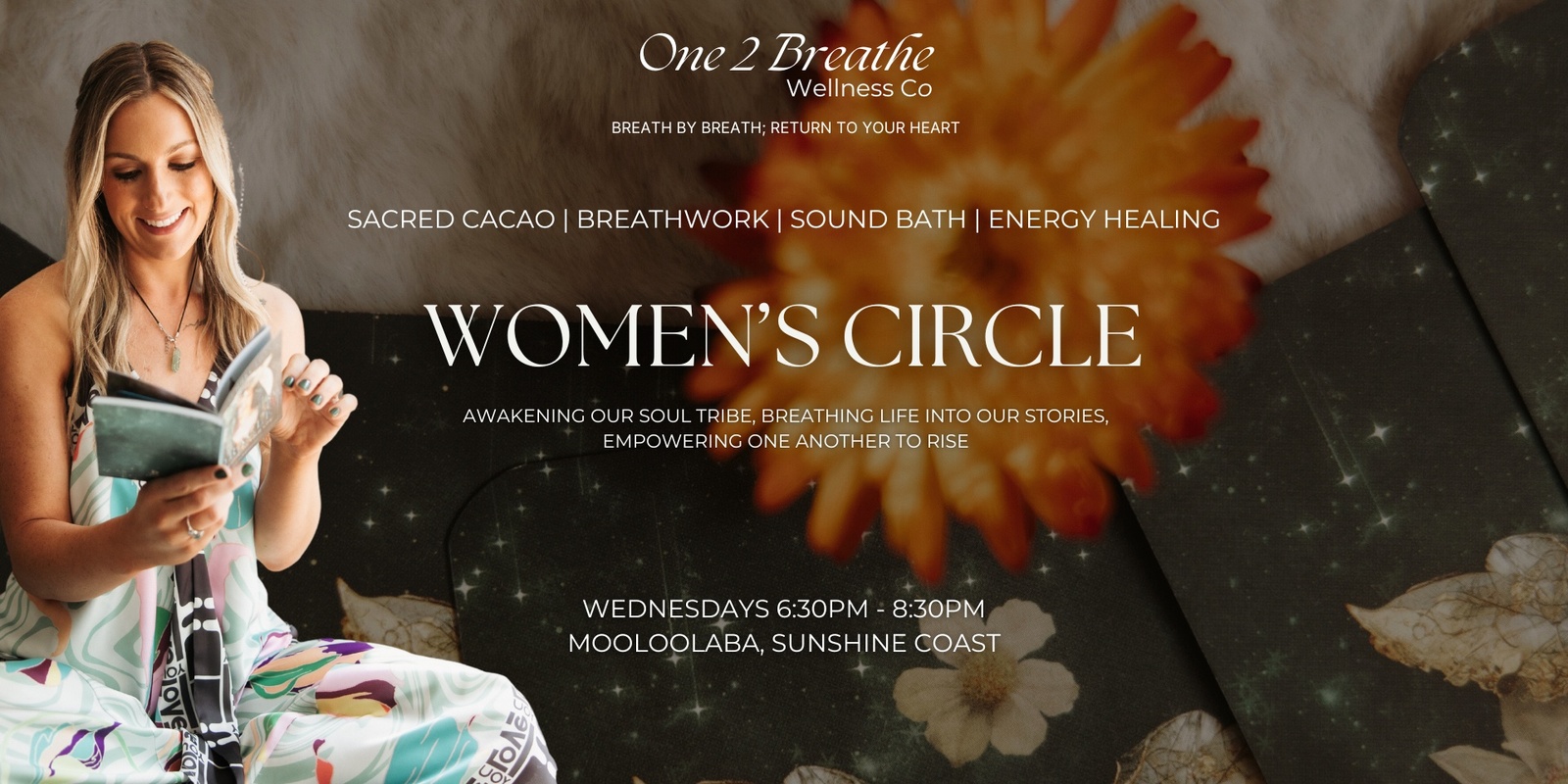 Banner image for WOMEN'S CIRCLE - Cacao + Breathwork + Sound Healing