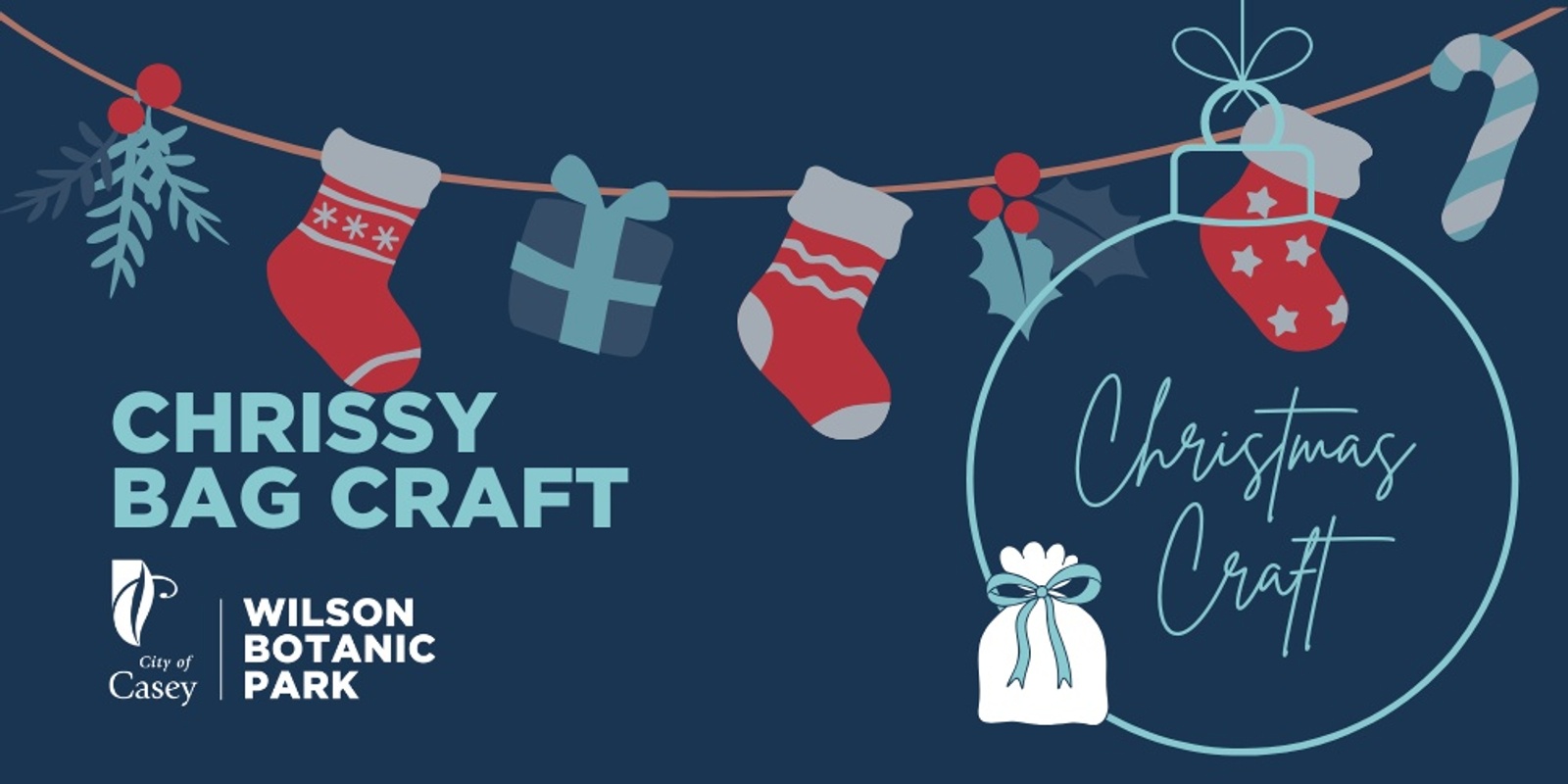 Banner image for Christmas Bag Craft at Wilson Botanic Park