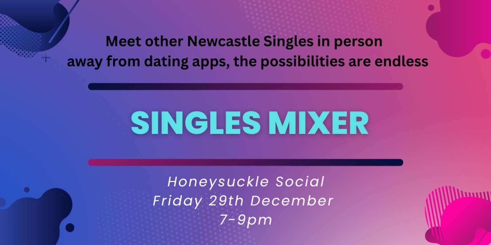 Banner image for Newcastle Single Mixer Night 