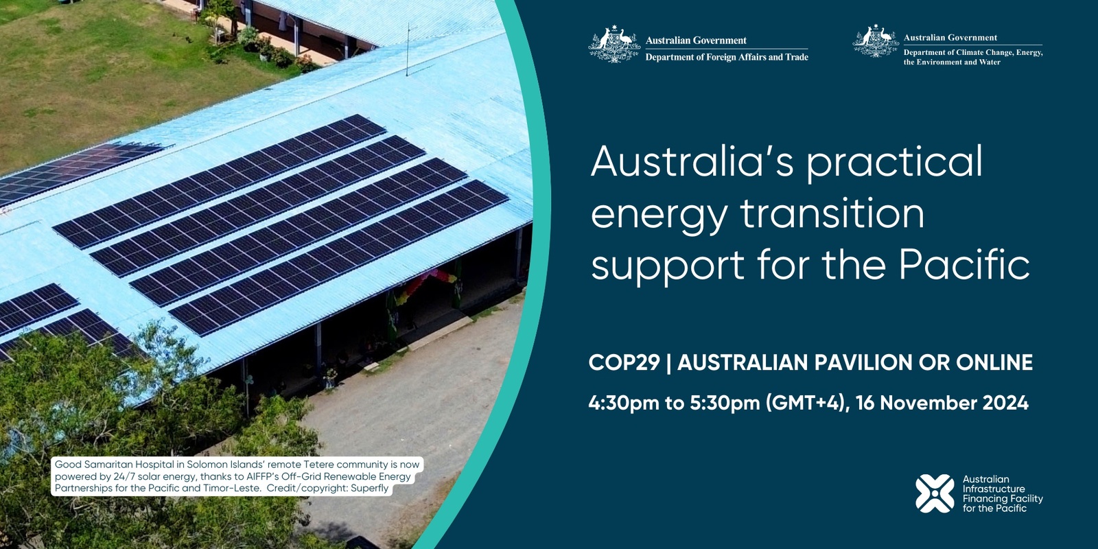 Banner image for Australia’s practical energy transition support for the Pacific