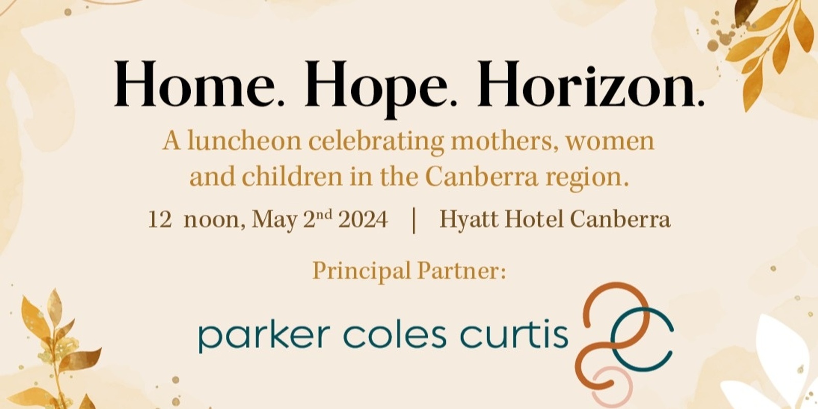 Banner image for Home. Hope. Horizon: A Charity Luncheon