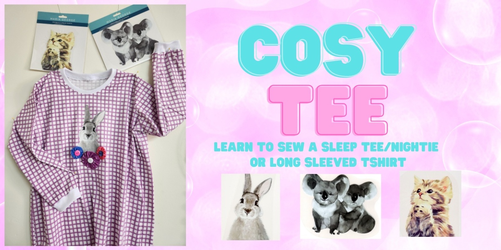 Banner image for Cosy Tee Sewing Workshop