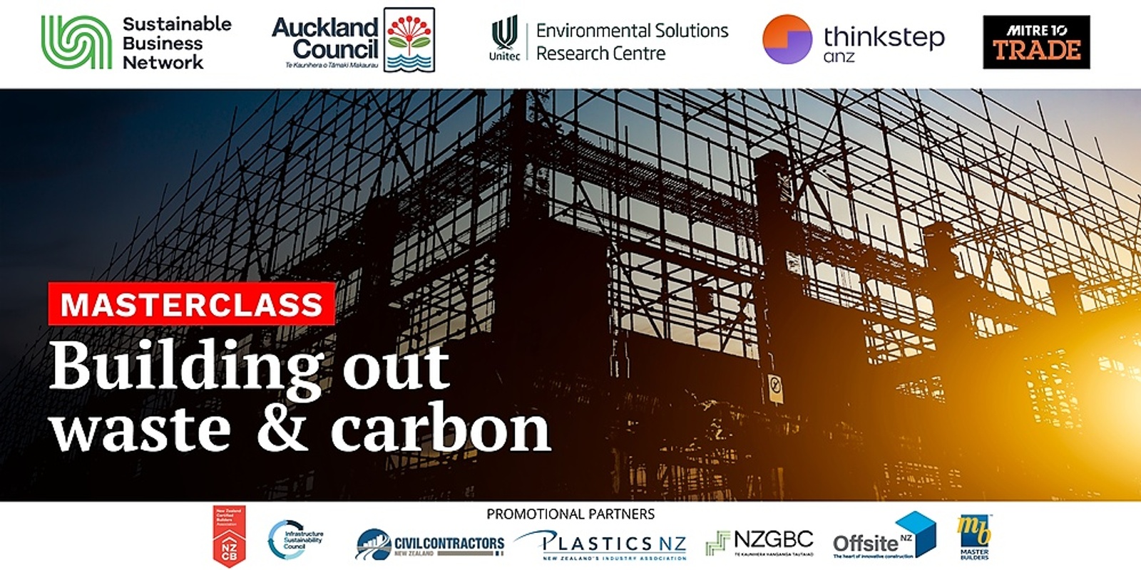 Banner image for Building out Waste and Carbon Masterclass
