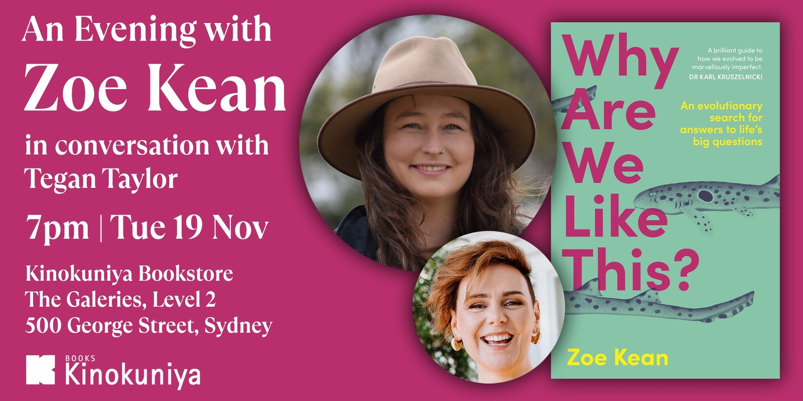 Banner image for An Evening with Zoe Kean