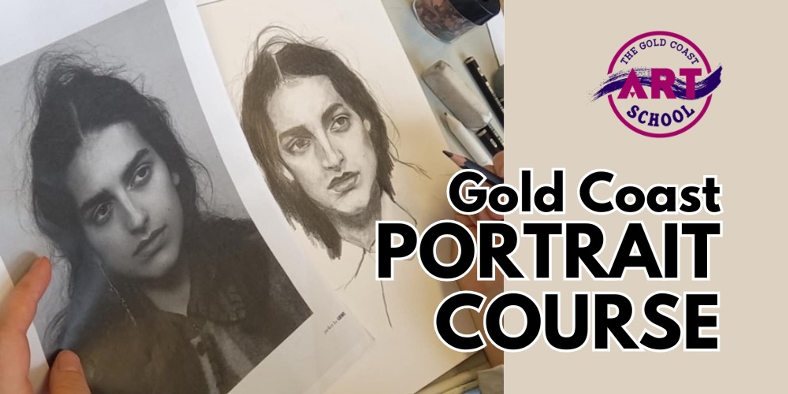 Banner image for Learn How To Draw Portraits (Gold Coast 10-Week Course)