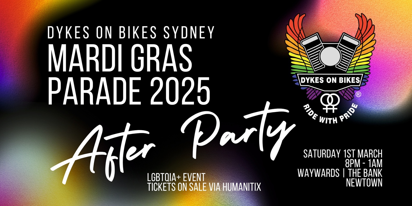 Banner image for Dykes on Bikes® Inc Mardi Gras After Party 2025