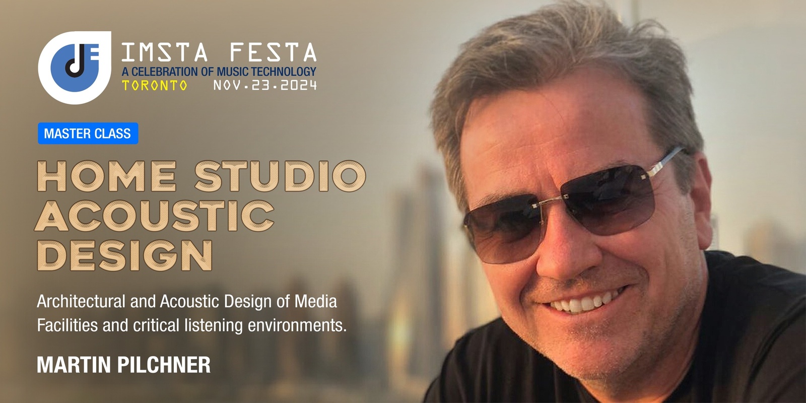 Banner image for Home Studio Acoustic Design Master Class at IMSTA FESTA Toronto 2024