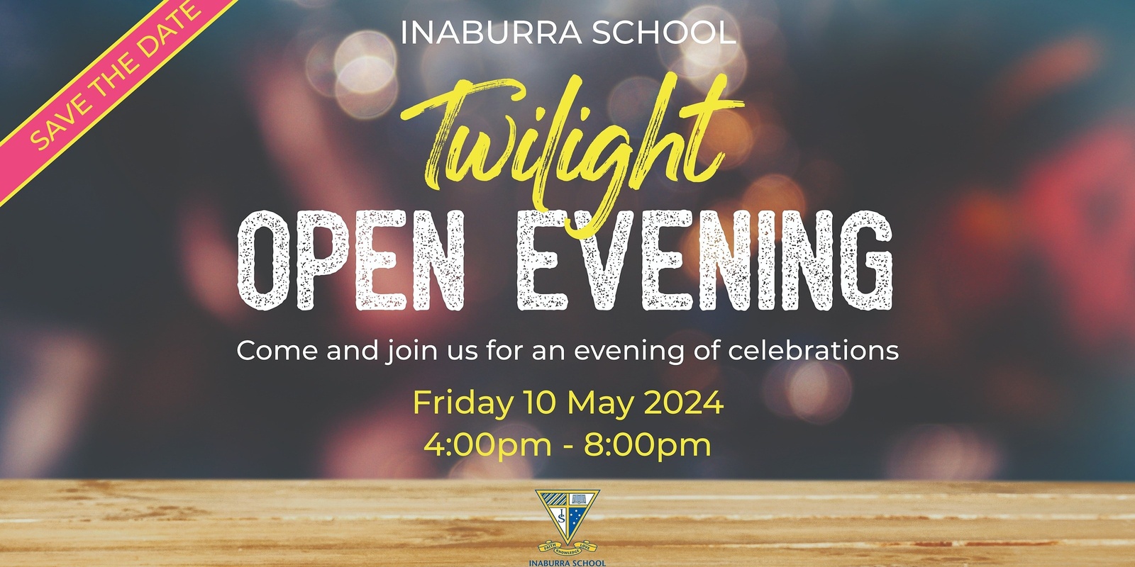 Banner image for Inaburra Twilight Open Evening Tours
