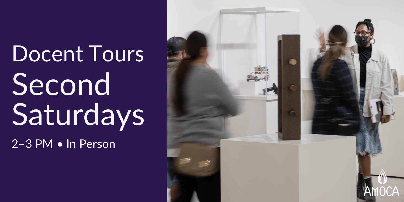 Banner image for Second Saturdays docent tours @ AMOCA