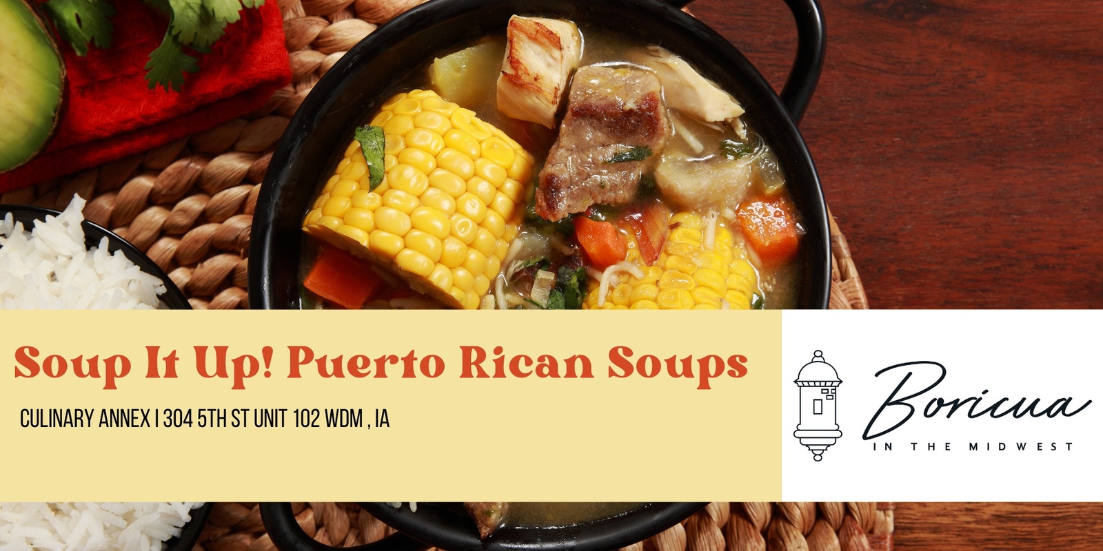 Banner image for Soup it Up! Puerto Rican Soups and Stews