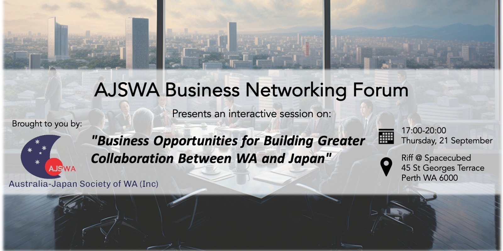 Banner image for AJSWA Business Networking Forum