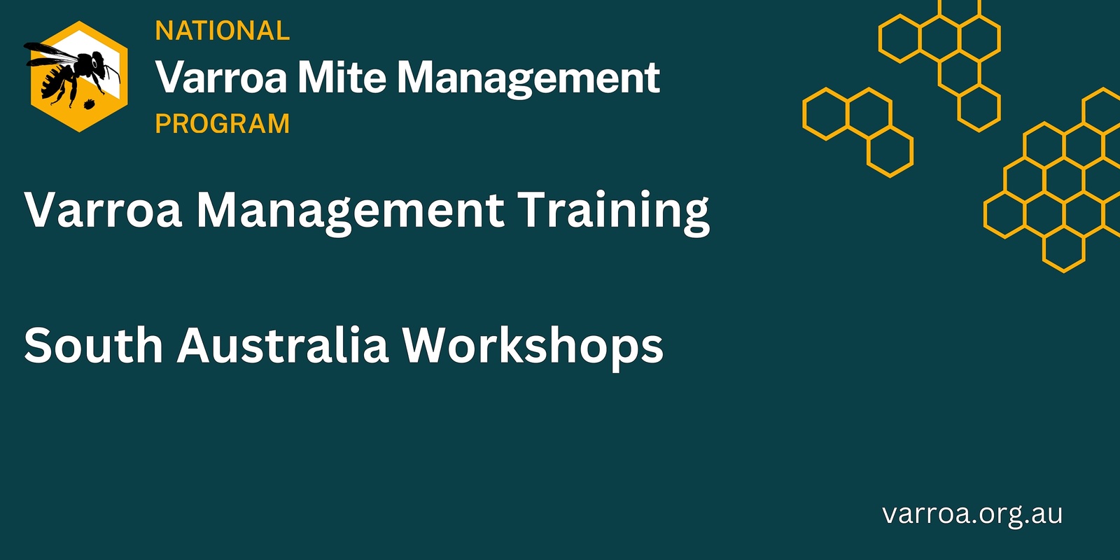 Banner image for Adelaide - Varroa Management Training Workshop