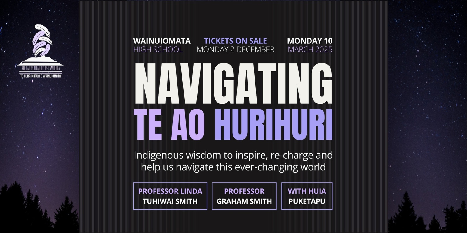 Banner image for Navigating Te Ao Hurihuri