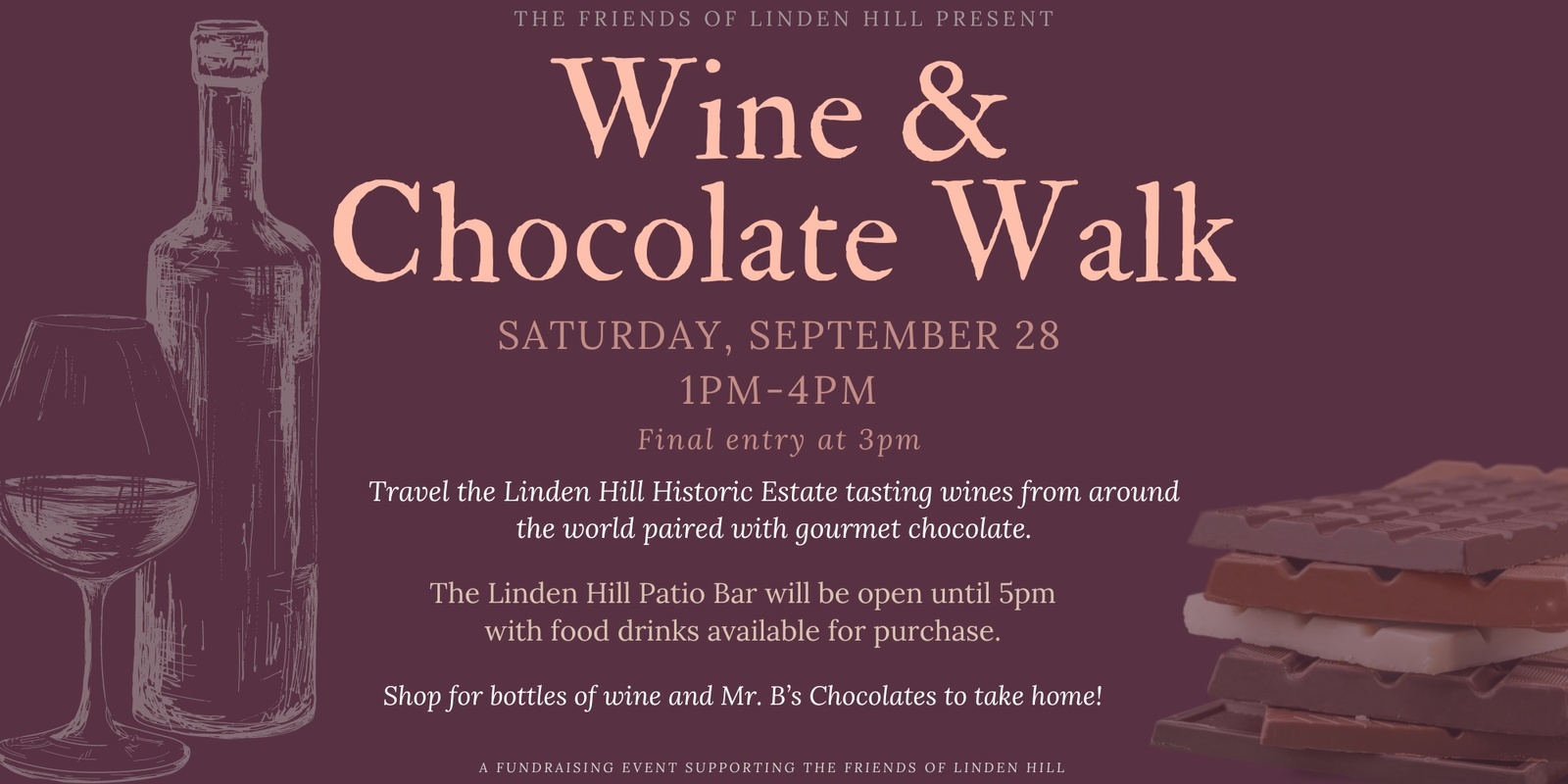 Banner image for Wine & Chocolate Walk