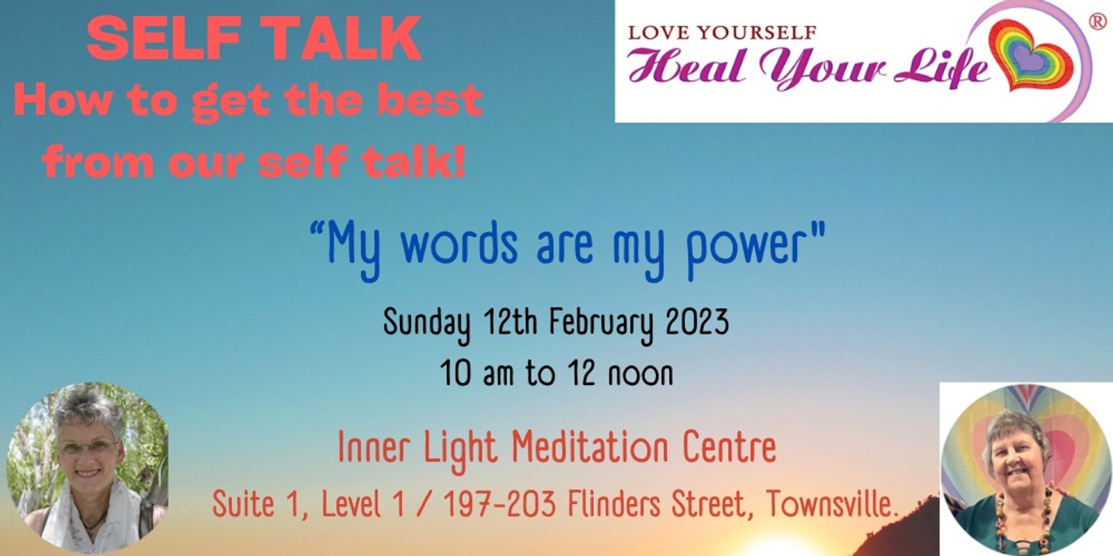 Banner image for SELF TALK - How to get the best from our self talk.
