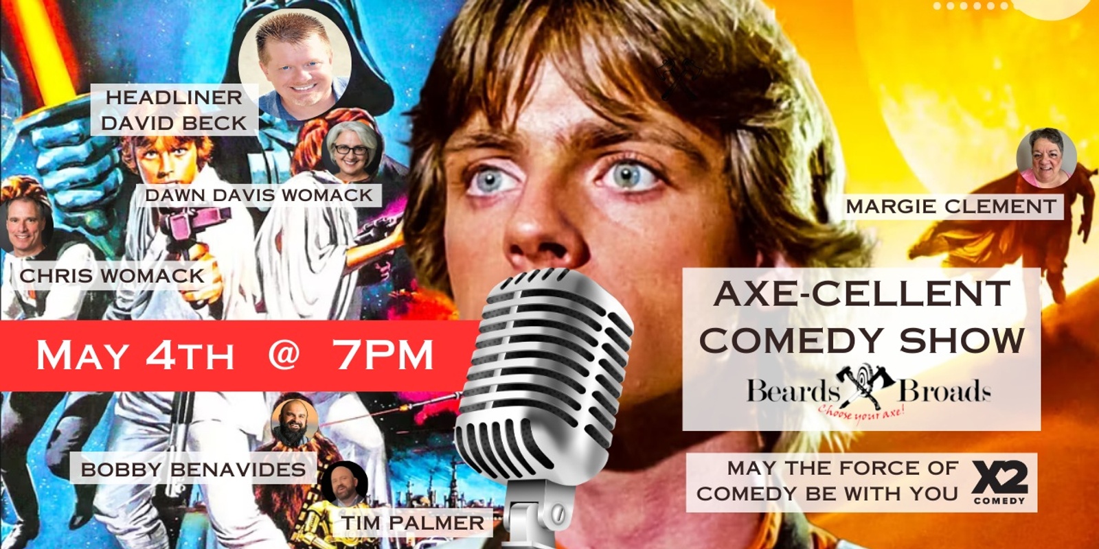Banner image for Axe-cellent Comedy Show