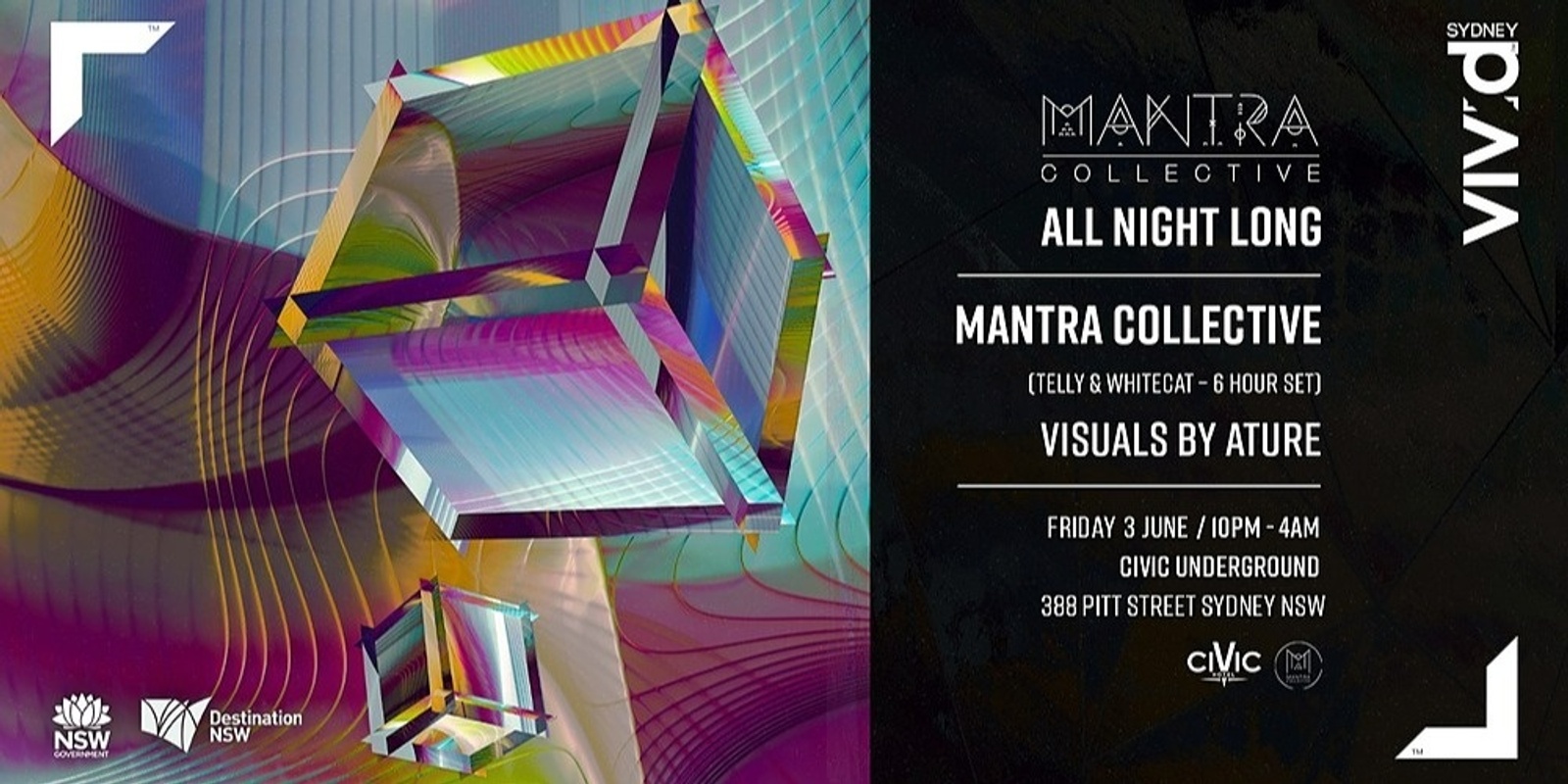 Banner image for Mantra Collective All Night Long [Vivid Sydney]