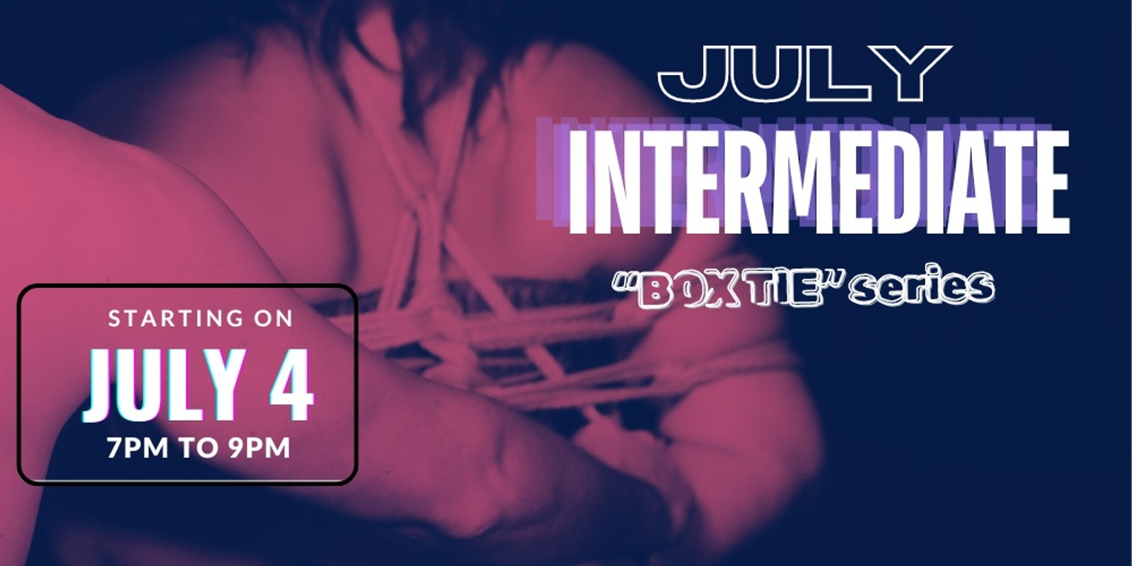 Banner image for July Intermediate Classes - Peer Rope Melbourne