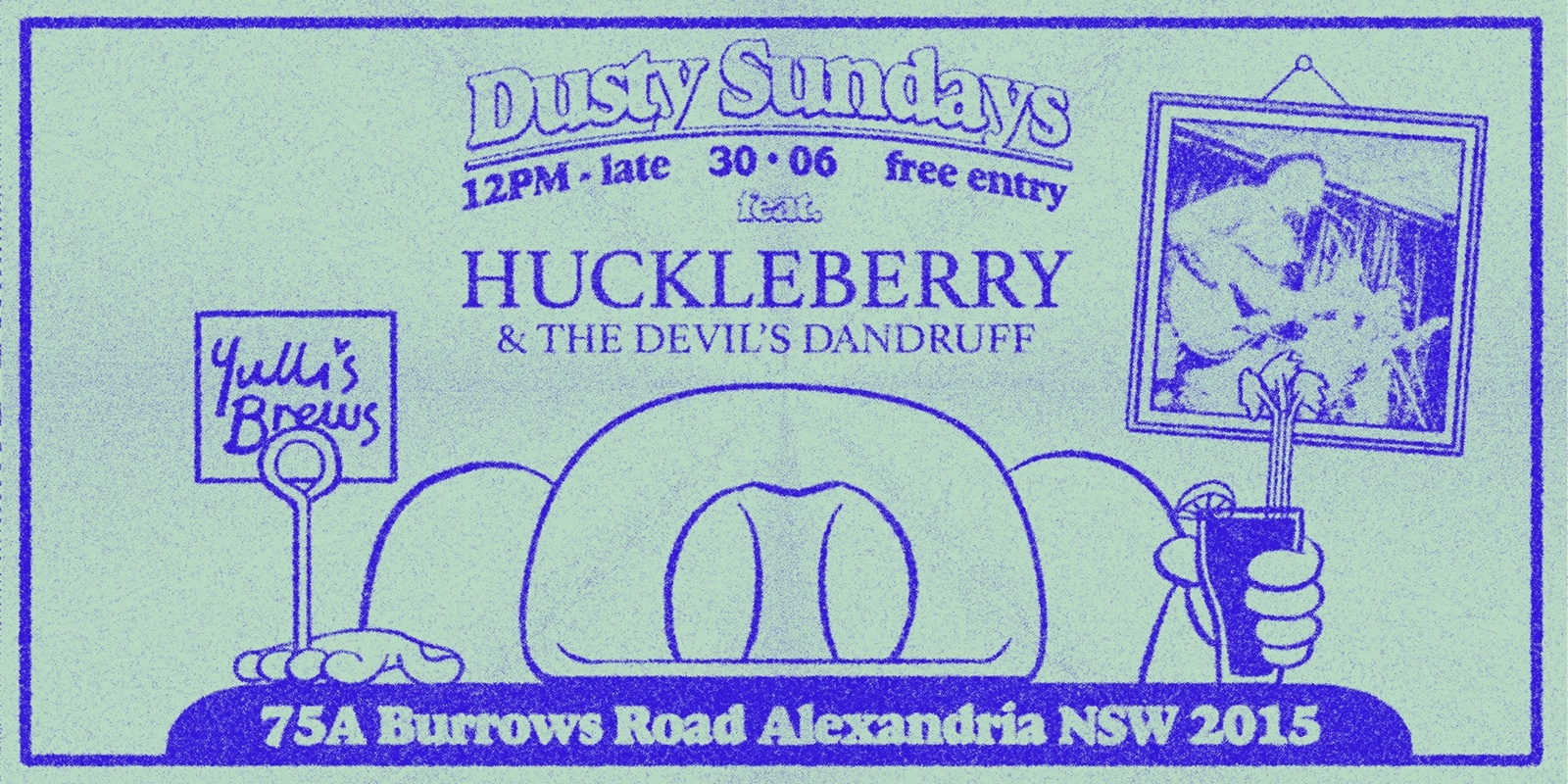 Banner image for DUSTY DISCS - Huckleberry & The Devils Dandruff