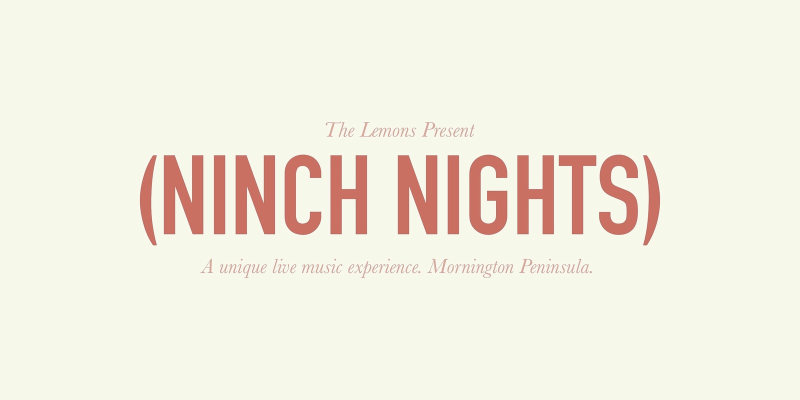 Banner image for NINCH NIGHTS // March 16th