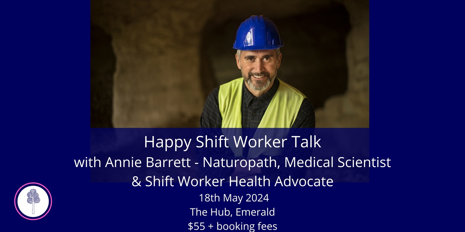Banner image for Happy Shift Worker Talk - In Person in Emerald