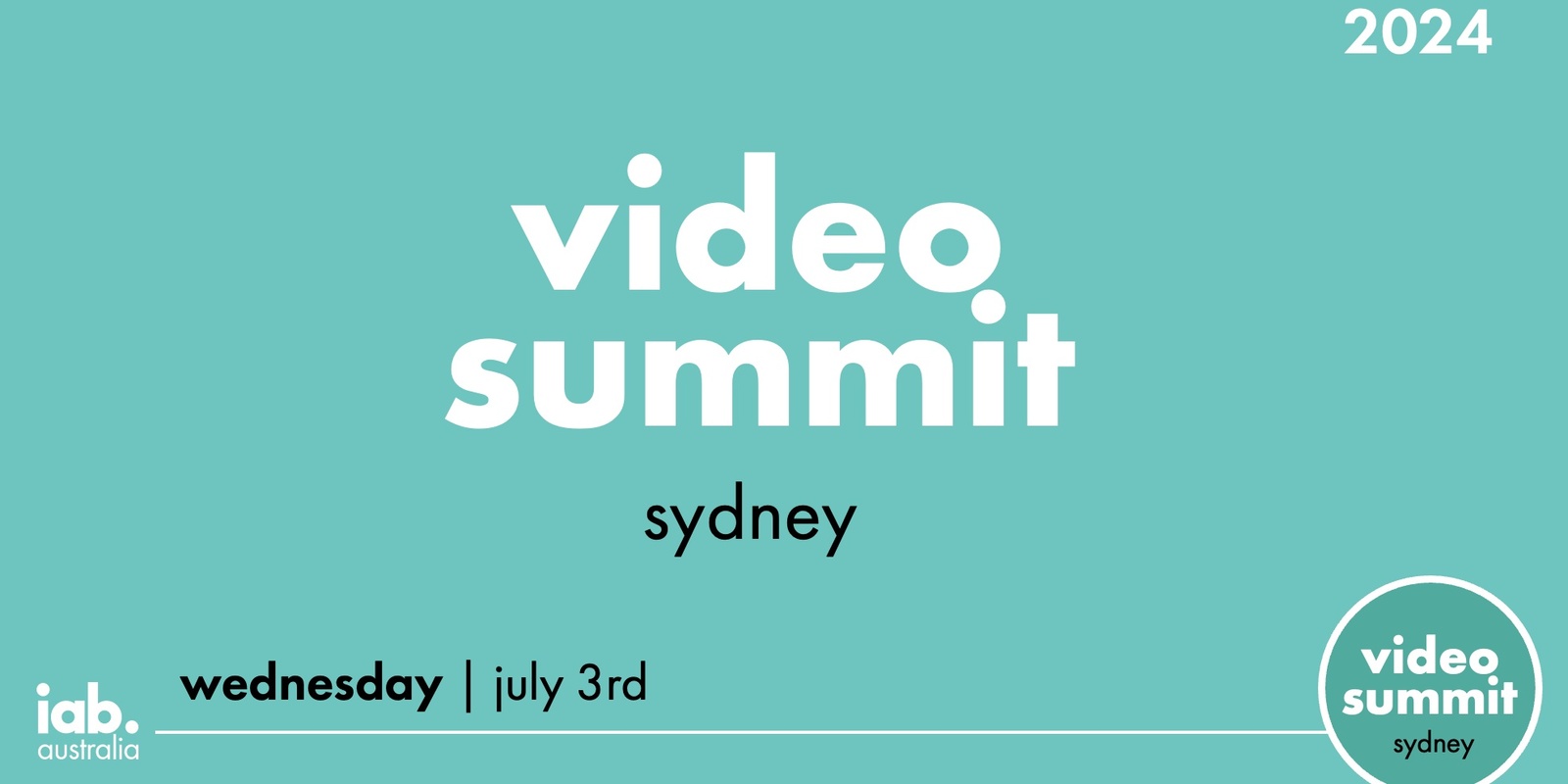 Banner image for IAB Australia Video Summit