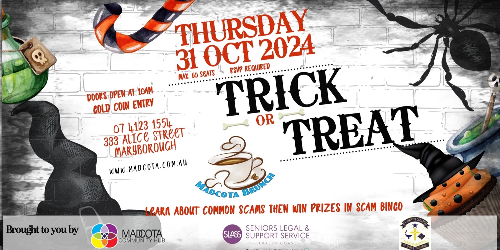 Banner image for MADCOTA Brunch - Trick or Treat