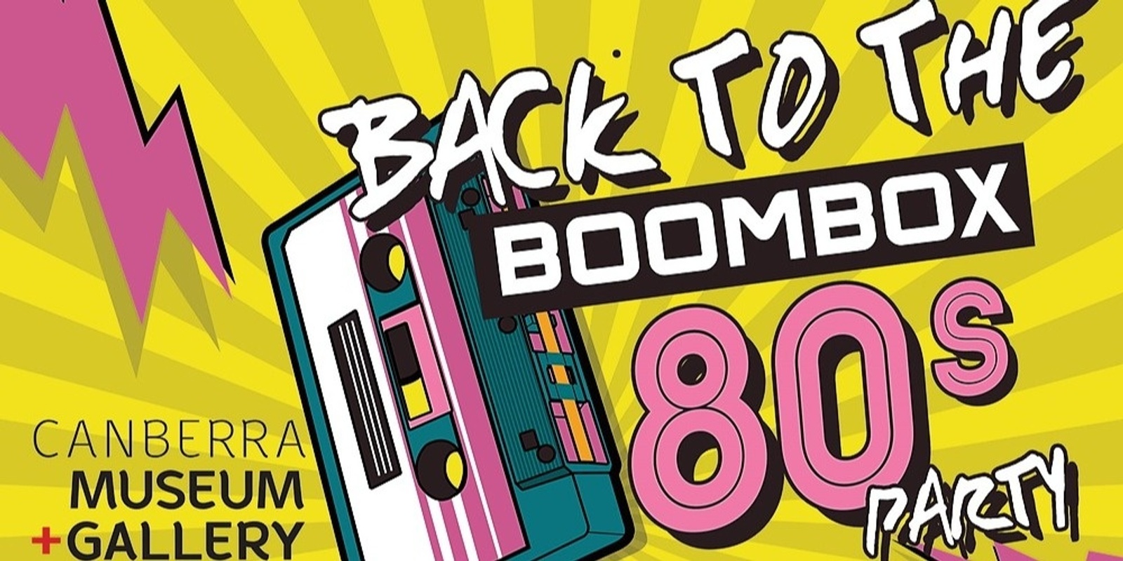 Banner image for Back to the Boombox 80’s Party