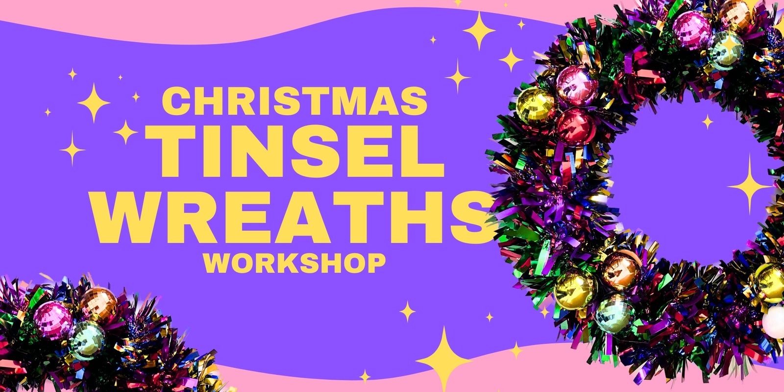 Banner image for Christmas Tinsel Wreaths - Dec 6