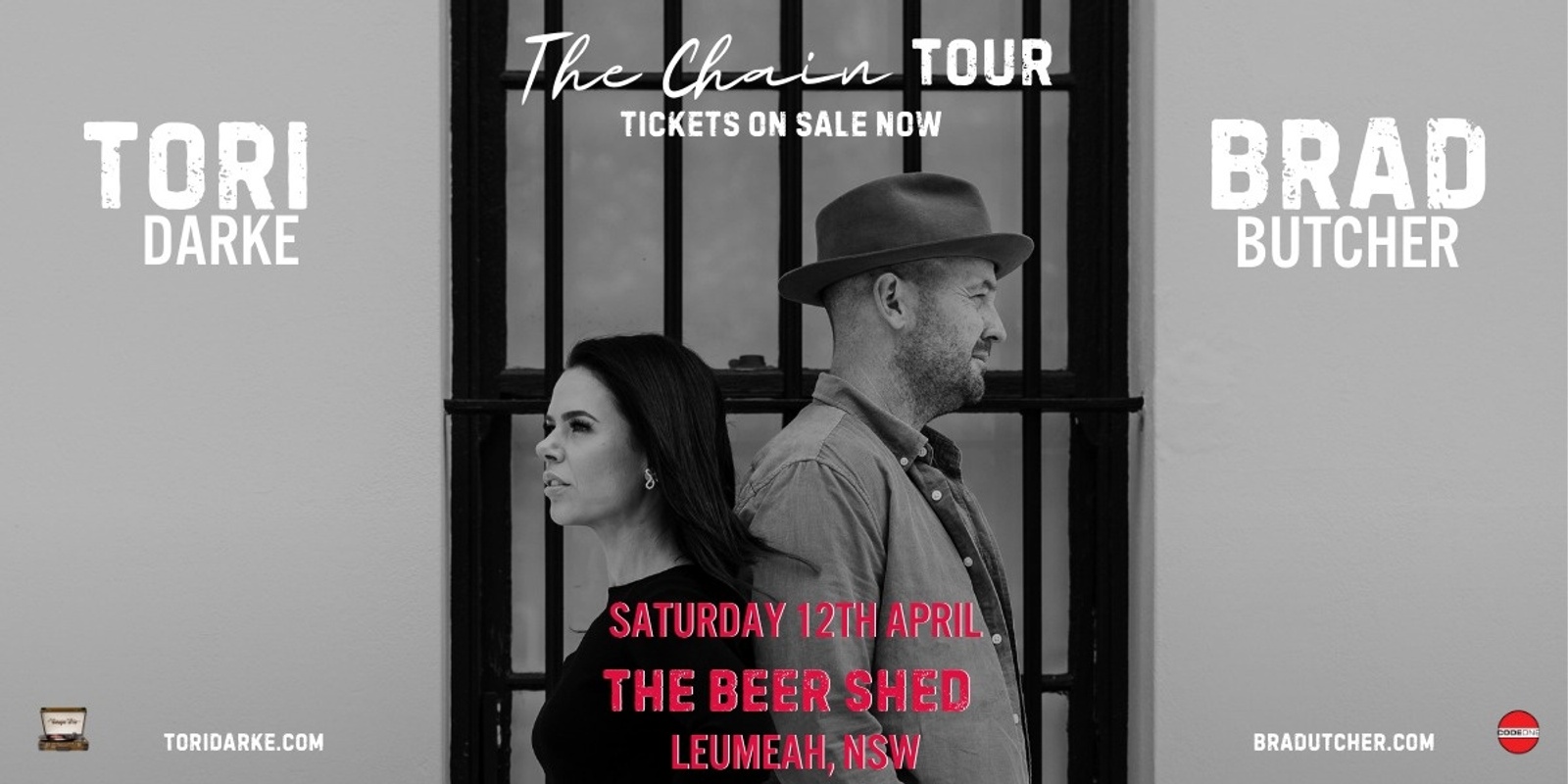 Banner image for Tori Darke & Brad Butcher Live at The Beer Shed