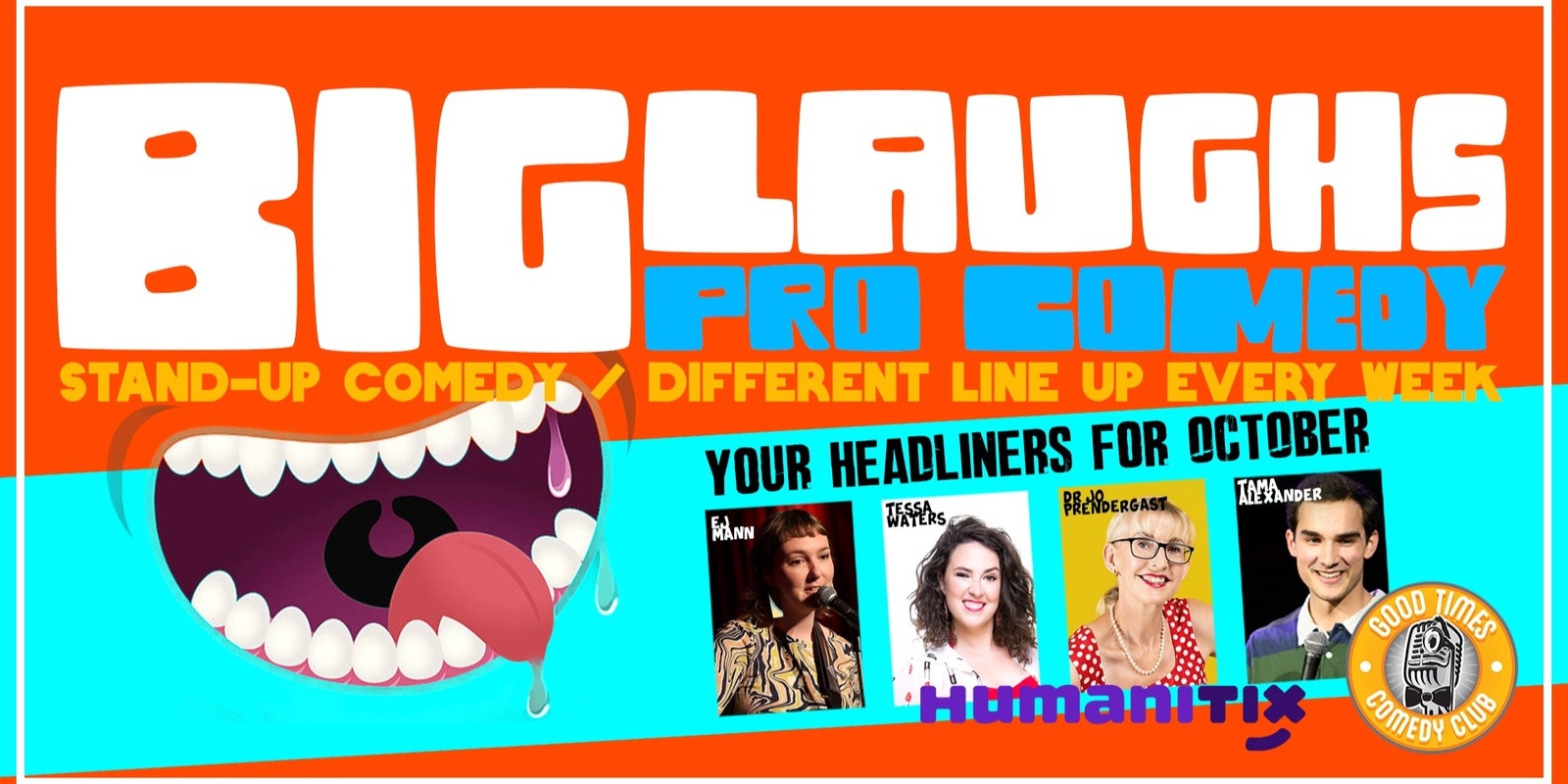 Banner image for Big Laughs Pro Show - October 2024