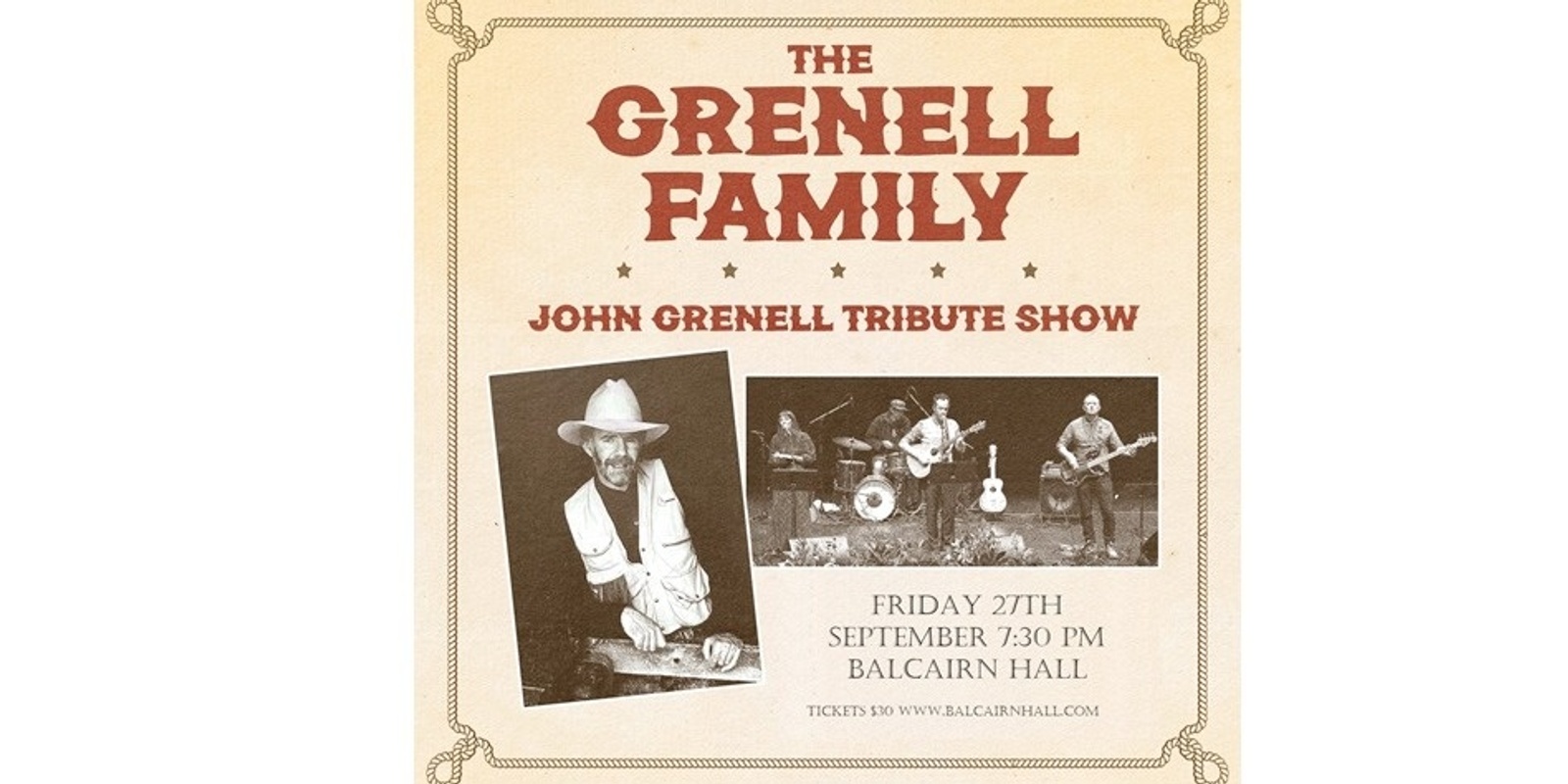 Banner image for John Grenell Family Tribute Show